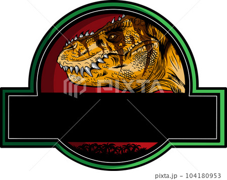vector illustration of Tyrannosaurus T Rex logo vector illustration of Tyrannosaurus T Rex logo 104180953