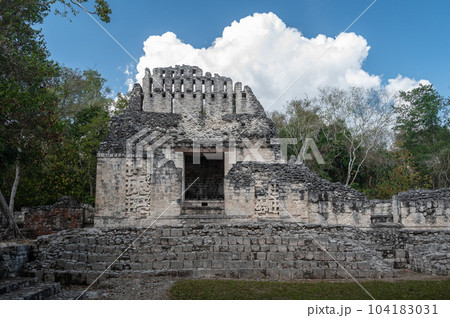 Maya Ruins in Chicanna 104183031