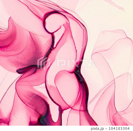 0004　絵画　幻想的　ピンク　抽象画 40f0db245bb8ff46c607ae57e03b3a