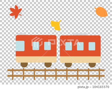 Illustration inspired by an autumn train trip Illustration inspired by an autumn train trip 104183370