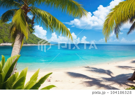 《AI画像》夏のビーチリゾート 《AI画像》夏のビーチリゾート 104186328