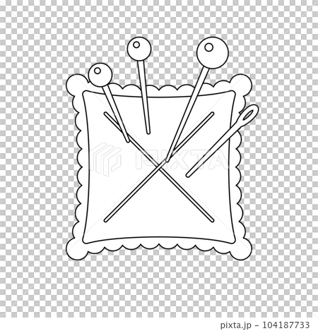 單色插畫_針山 104187733