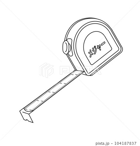 モノクロのイラスト_メジャー モノクロのイラスト_メジャー 104187837