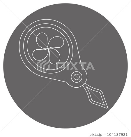 モノクロのイラストマーク_糸通し モノクロのイラストマーク_糸通し 104187921