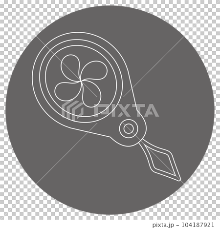 モノクロのイラストマーク_糸通し モノクロのイラストマーク_糸通し 104187921