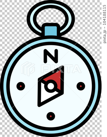 迷你色營圖標指南針 104188115