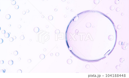 ピンク背景に複数の気泡。3d。(横長) ピンク背景に複数の気泡。3d。(横長) 104188448