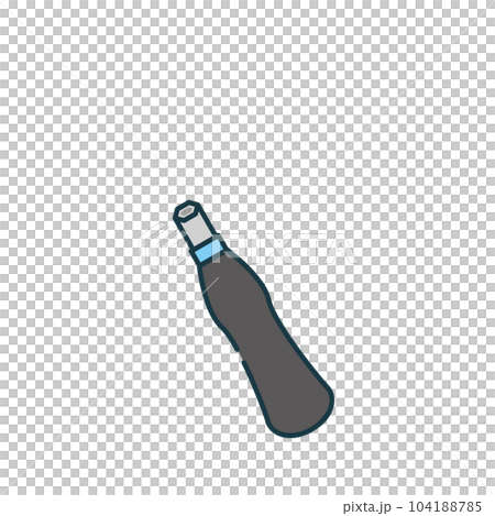 シンプルなイラスト_ビット用ドライバーハンドル_ショート シンプルなイラスト_ビット用ドライバーハンドル_ショート 104188785