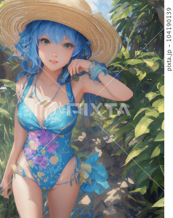 AIイラスト 水着のイラスト素材 [104190139] - PIXTA