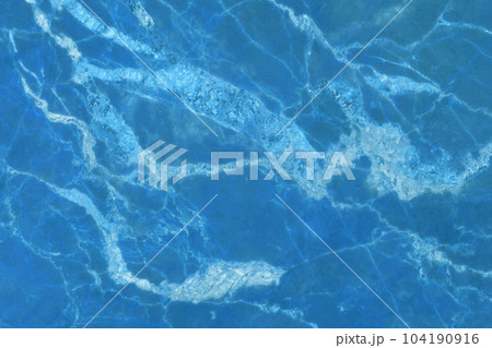 Blue marble texture in natural pattern with high resolution for background and design art work. Blue stone floor. 104190916