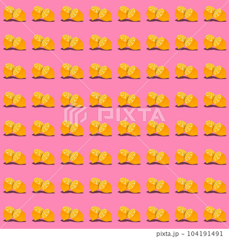 Seamless pattern with lemon , background , hand drawing, 104191491