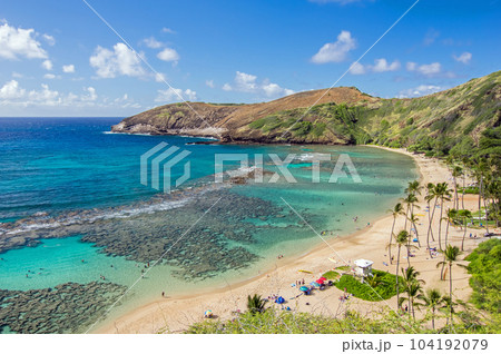 ハワイの絶景【ハナウマ湾】 104192079
