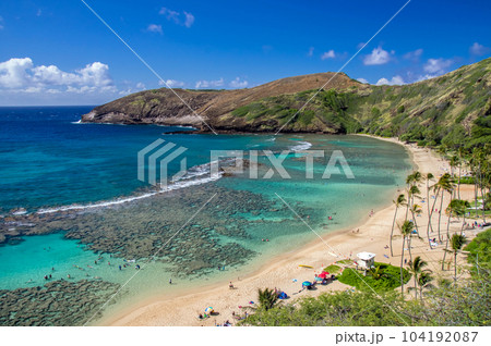 ハワイの絶景【ハナウマ湾】 104192087