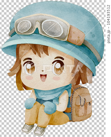 cute girl hiking 104193512