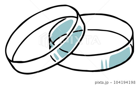 ペトリ皿単色 ペトリ皿単色 104194198