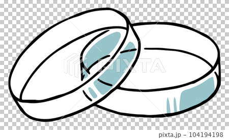 ペトリ皿単色 ペトリ皿単色 104194198