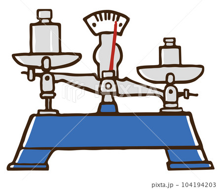 上皿天秤のイラスト素材 [104194203] - PIXTA
