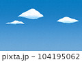 空【天色】紙質感　横方向シームレス（横方向につながる画像） 104195062