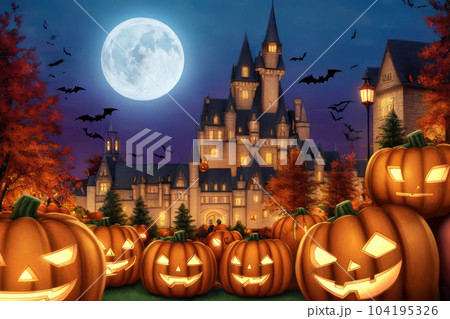 《AI画像》ハロウィンイメージ 104195326