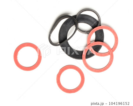 Set of sealing rubber rings of different sizes 104196152