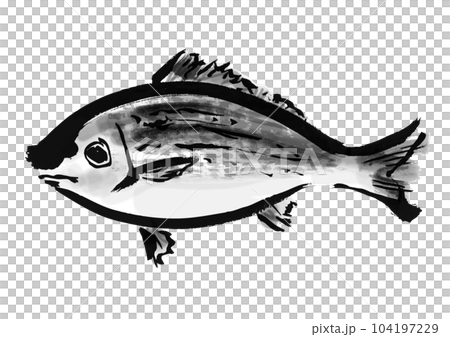 咕嚕手繪日式插畫日式素材 104197229