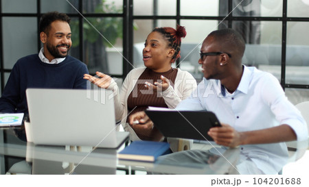 three african business people in the office three african business people in the office 104201688