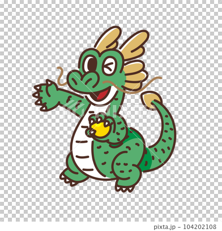 引導龍字的插圖 引導龍字的插圖 104202108