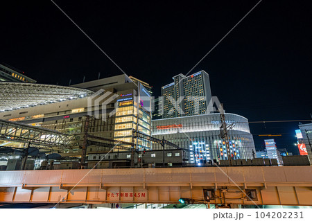 【梅田】大阪の夜景【都市風景】 104202231