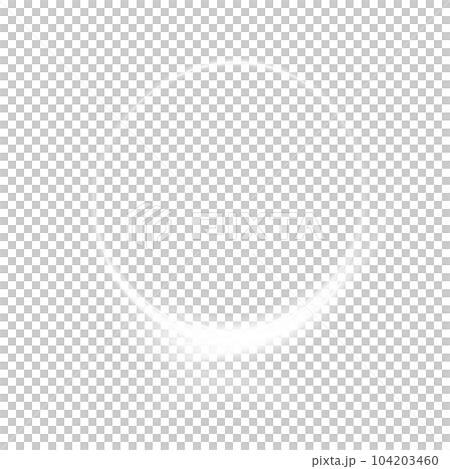 White Round shiny frame with lights and glow light sparkle. Abstract luxury light ring. Dust. Swirl effect. PNG 104203460