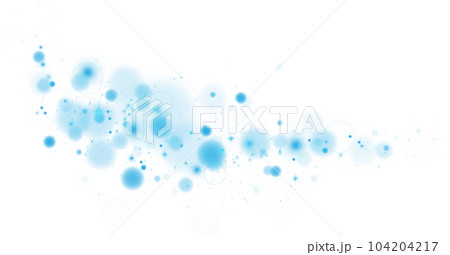 Blue shining bokeh lights with glowing particles on transparent background. PNG. Blue shining bokeh lights with glowing particles on transparent background. PNG. 104204217