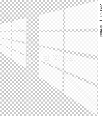Shadow overlay effect. Soft light and shadows from window. Realistic  Mockup of transparent shadow overlay effect and natural lightning in room interior. PNG. 104204582
