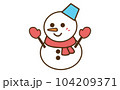 雪だるま 104209371