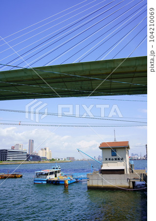 天保山渡船場と天保山大橋（大阪市） 104210069