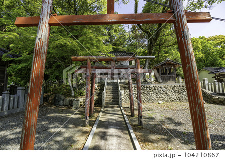 山崎城下町　山崎八幡神社　山崎稲荷神社　兵庫県宍粟市 104210867