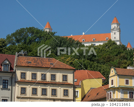 the city of Bartislava in Slovakia 104211661