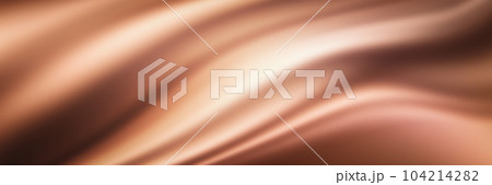 Beige brown nude flowing colors abstract background smooth grainy texture wide banner header poster design 104214282