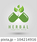 herbal  Vector Illustration of Vibrant Abstract Logo Design Elements 104214916