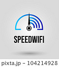 speed wifi Vector Illustration of Vibrant Abstract Logo Design Elements 104214928
