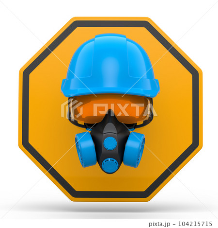 Set of construction wear for repair and installation on white background 104215715