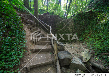 Gorge Haluzice, a natural monument in the White Carpathian Mount 104217421