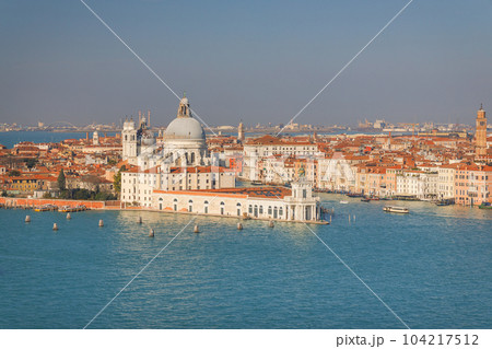 The Santa Maria della Salute basilica in Venice. 104217512