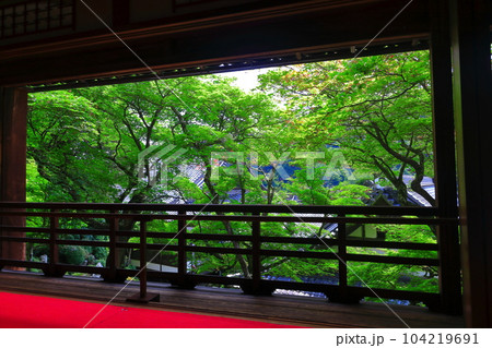 【京都府】楊谷寺(柳谷観音)の上書院から見た浄土苑(限定公開) 【京都府】楊谷寺(柳谷観音)の上書院から見た浄土苑(限定公開) 104219691