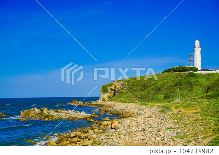 (千葉県)晴天下の犬吠埼灯台 (千葉県)晴天下の犬吠埼灯台 104219982
