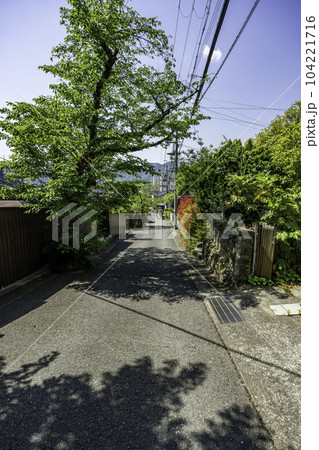 山崎城下町 埴尾神社 参道 兵庫県宍粟市 山崎城下町 埴尾神社 参道 兵庫県宍粟市 104221716