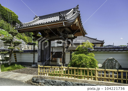 山崎城下町　大雲寺　山門　兵庫県宍粟市 104221736