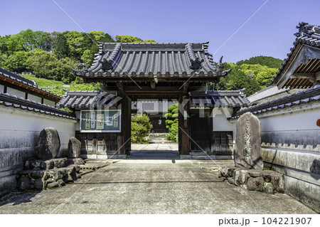 山崎城下町　妙勝寺　山門　兵庫県宍粟市 104221907