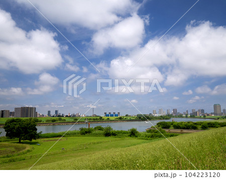 荒川　芝川水門付近　東京都 104223120