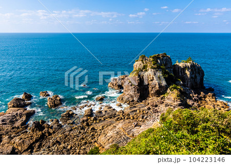 鬼海ヶ浦展望所からの眺め　【熊本県天草市】 104223146