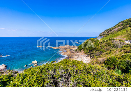 鬼海ヶ浦展望所からの眺め 【熊本県天草市】 鬼海ヶ浦展望所からの眺め 【熊本県天草市】 104223153
