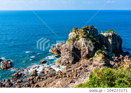 鬼海ヶ浦展望所からの眺め 【熊本県天草市】 鬼海ヶ浦展望所からの眺め 【熊本県天草市】 104223171